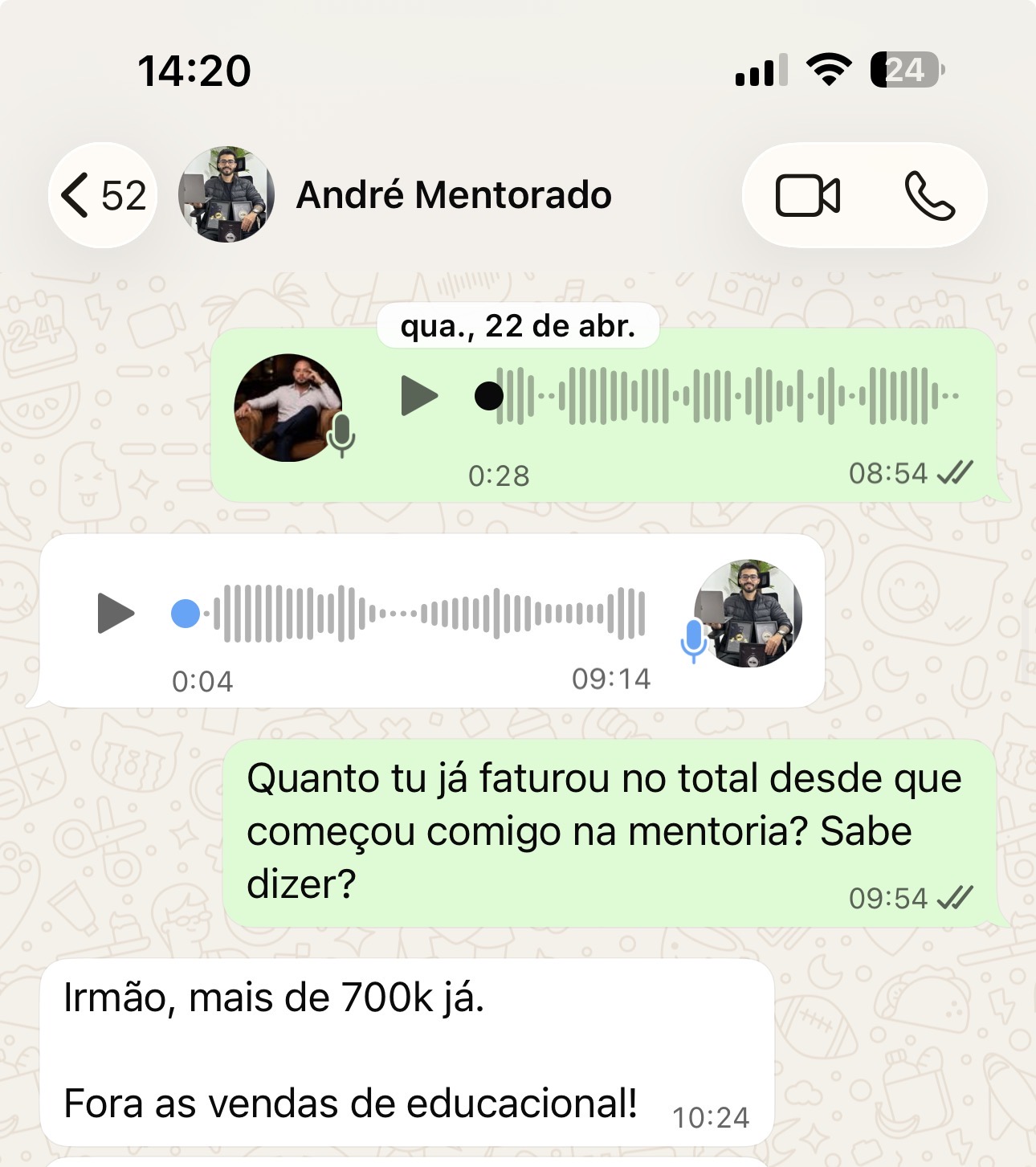 Depoimento real de aluno 1 do Desafio Mentor Day